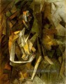 Femme nue assise 1 1909 Cubisme